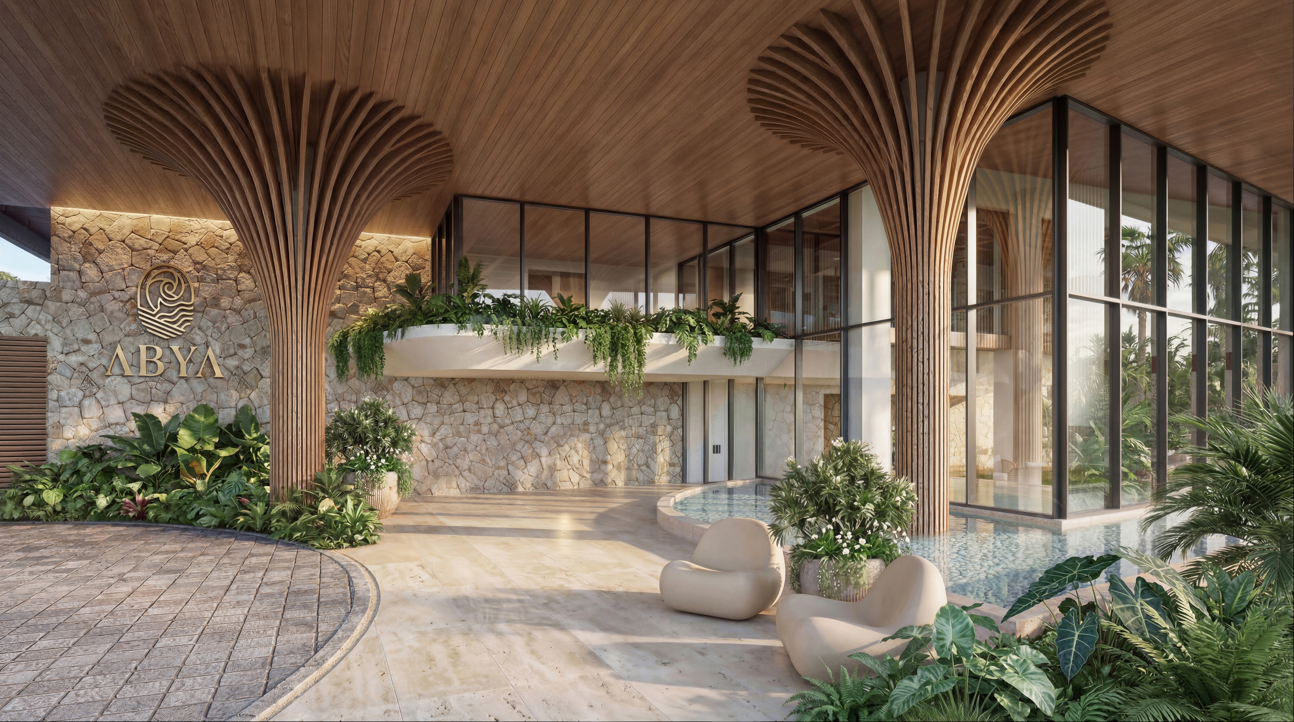 2.01 Vista Exterior de Lobby